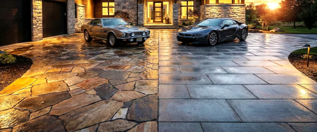 Concrete vs. Natural Stone Pavers: The 30-Year Cost of Ownership
