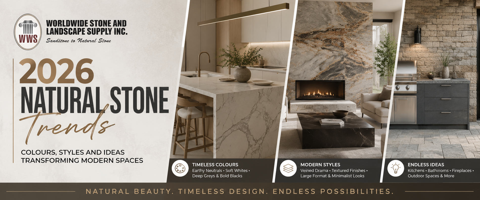2026 Natural Stone Trends Colours, Styles and Ideas Transforming Modern Spaces