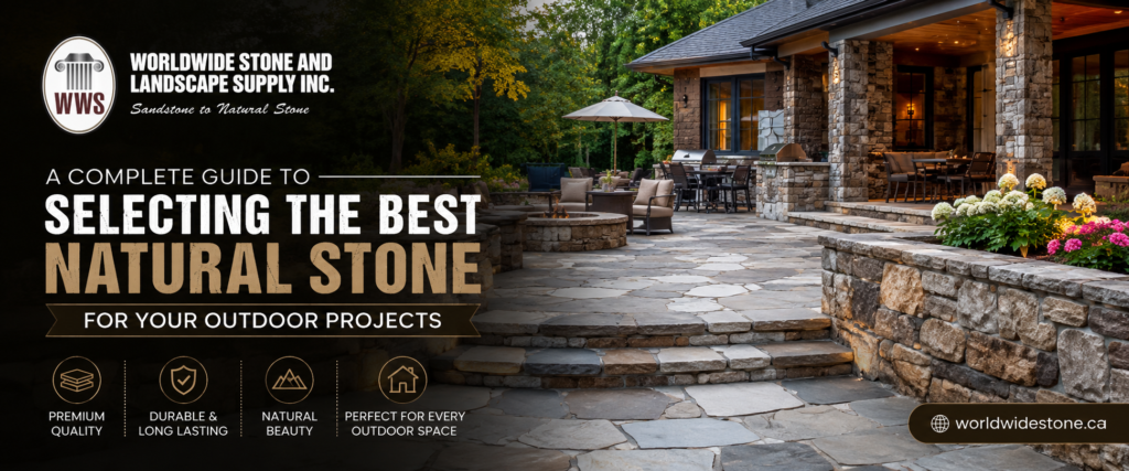 A Complete Guide to Selecting the Best Natural Stone for Your Outdoor Projects