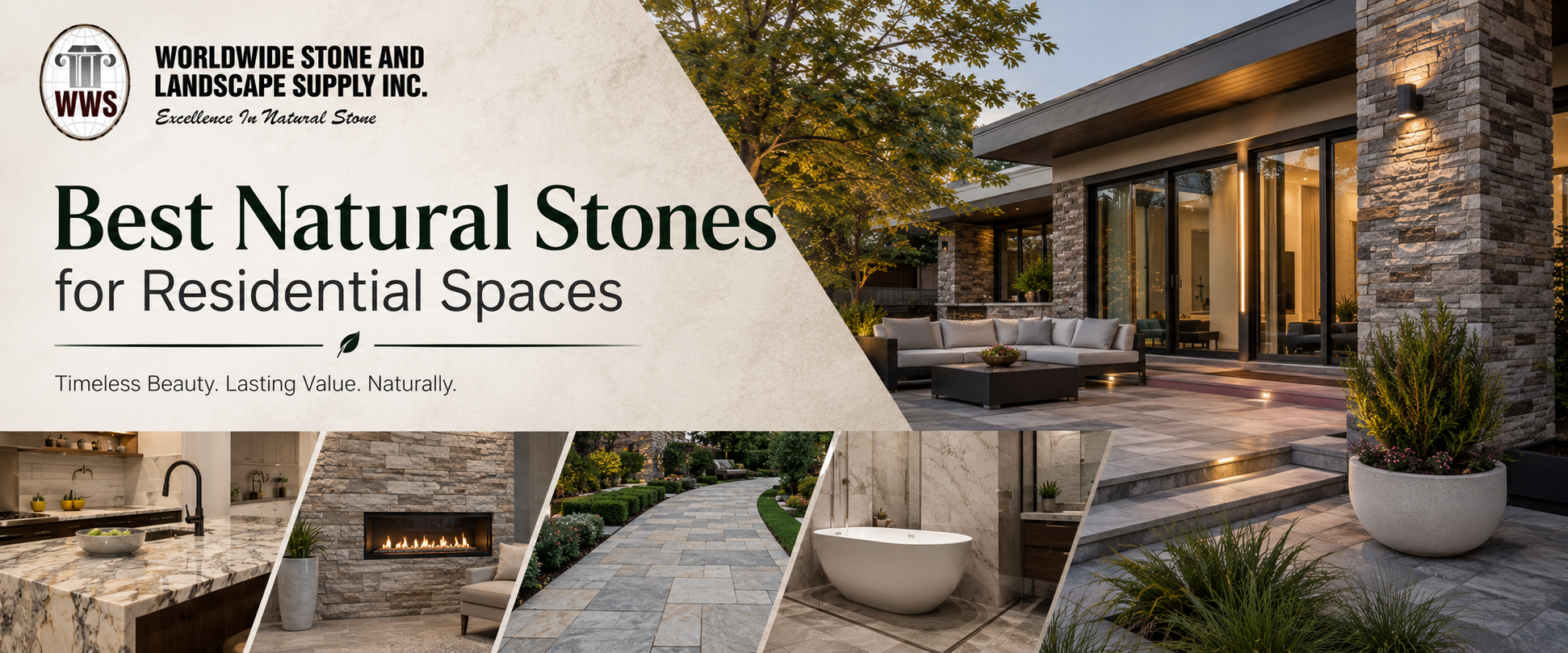 Best Natural Stones for Residential Spaces