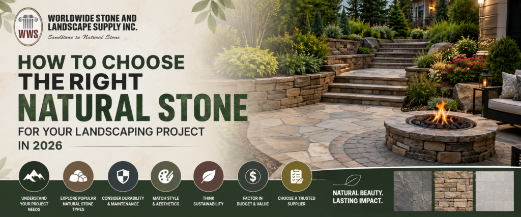 How to Choose the Right Natural Stone for Your Landscaping Project in 2026