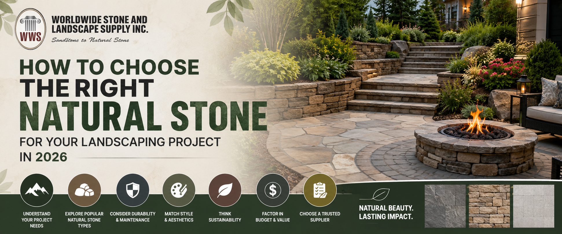 How to Choose the Right Natural Stone for Your Landscaping Project in 2026