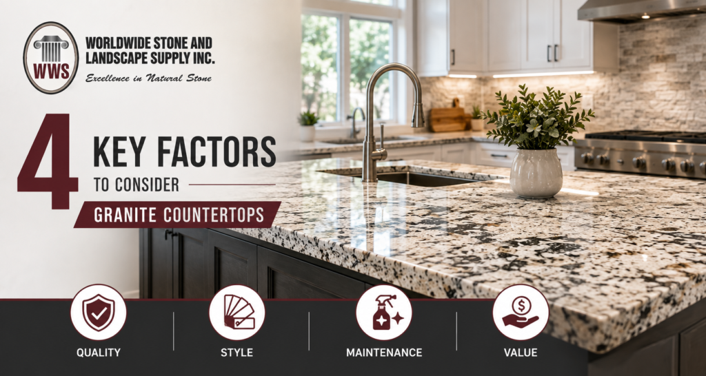 4 Key Factors to Consider While Choosing Granite Countertops
