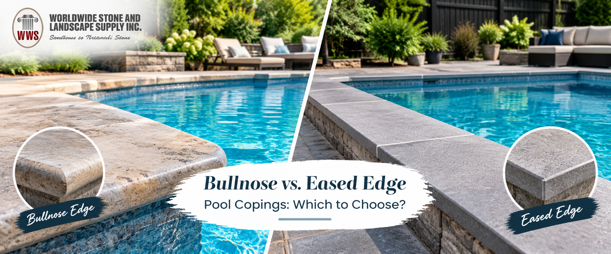 Bullnose vs. Eased Edge Pool Copings Which to Choose