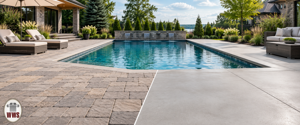Pavers vs. Concrete Which Is the Best Choice for Pool Decking