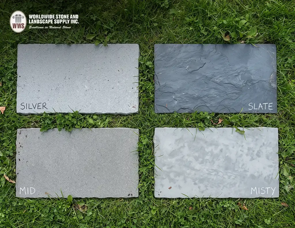 Four Greys, One Patio Silver Slate