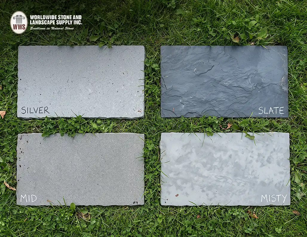 Four Greys, One Patio Silver Slate