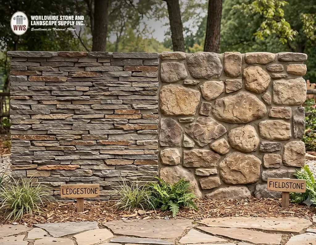 Ledgestone vs Fieldstone
