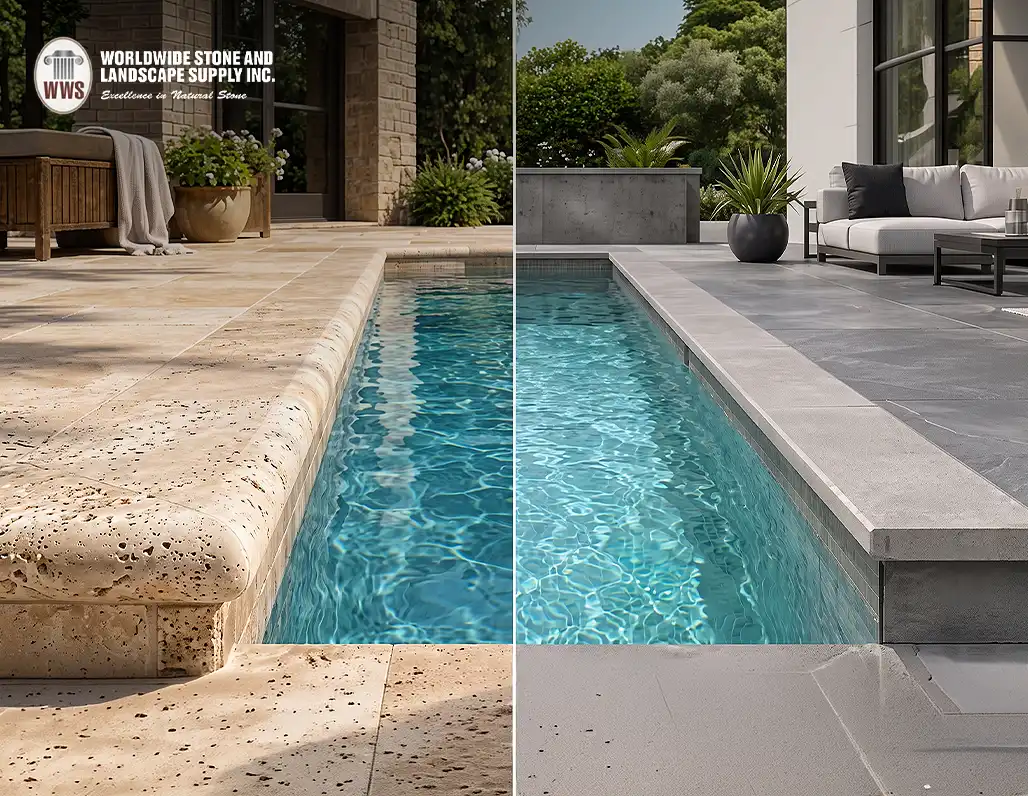 Sharp Edge or Soft Curve Rebate vs Bullnose Coping